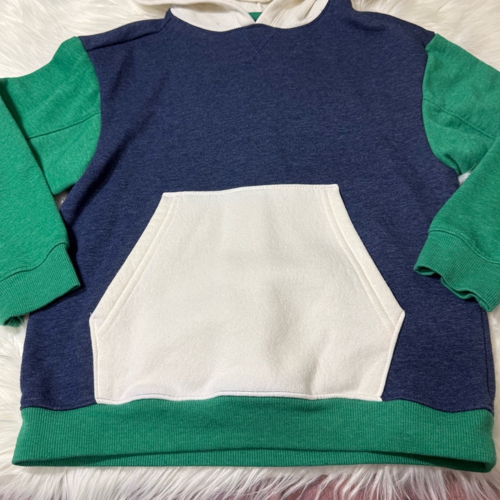 Cat & Jack Colorblock Pullover Hoodie Sweatshirt - Boys Size Small (6/7) - Picture 4 of 14